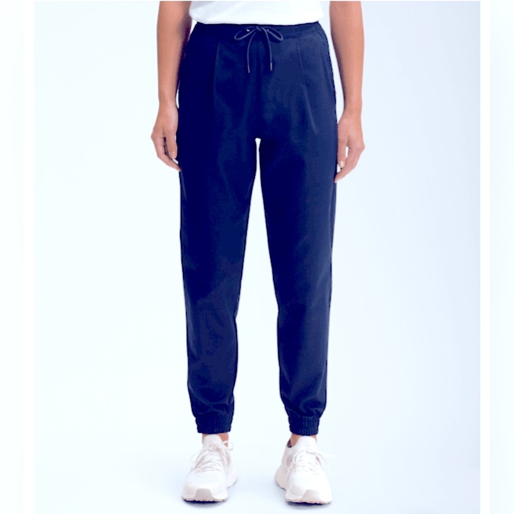 THE NORTH FACE WOMENS NAVY WATER REPELLENT HIKING OUTDOOR STANDARD JOGGER LARGE